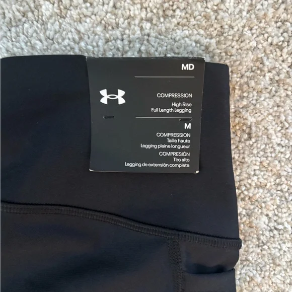 Under Armour Compression Black Leggings - Picture 2 of 5